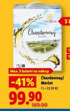 Lidl Chardonnay nabídka