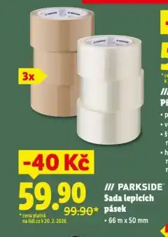 Lidl Sada lepicích pásek nabídka