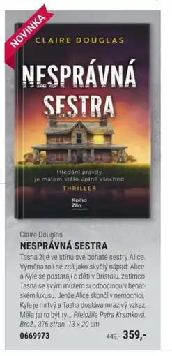 Knižní klub Nesprávná sestra nabídka