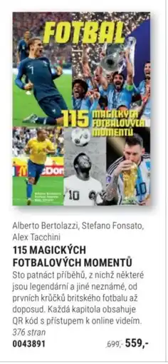Knižní klub 115 Magických fotbalových momentů nabídka