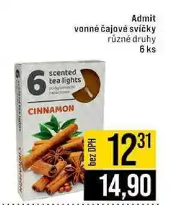 Jip Admit vonné čajové svíčky různé druhy 6 ks nabídka