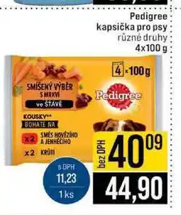 Jip Pedigree kapsička pro psy různé druhy nabídka
