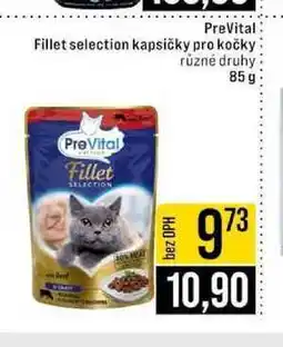 Jip PreVital Fillet selection kapsičky pro kočky různé druhy nabídka