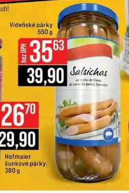 Jip Vídeňské párky nabídka