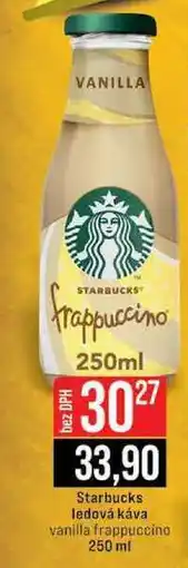 Jip Starbucks ledová káva vanilla frappuccino nabídka