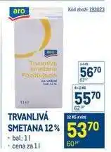 Makro Trvanlivá smetana 12 % nabídka
