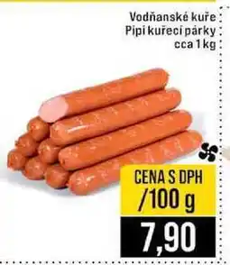 Jip Vodňanské kuře Pipi kuřecí párky nabídka