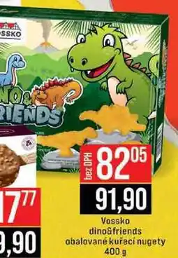 Jip Vossko dino&friends abalované kuřecí nugety nabídka