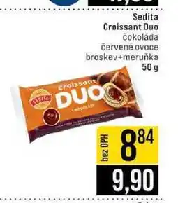 Jip Sedita Croissant Duo čokoláda červené ovoce broskev+meruňka 50 g nabídka
