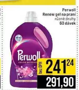 Jip Renew gel na praní různé druhy 60 dávek nabídka