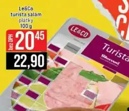 Jip Le&Co turista salám plátky nabídka