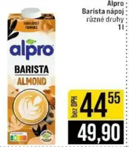 Jip Alpro Barista nápoj nabídka