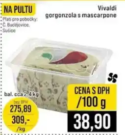 Jip Vivaldi gorgonzola s mascarpone nabídka