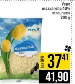 Jip Vepo mozzarella 40% strouhaná nabídka
