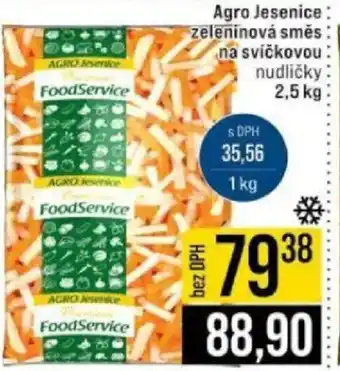 Agro Jesenice zeleninová směs na svíčkovou nudličky