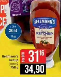 Jip Hellmann's kečup jemný nabídka