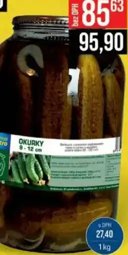 Jip Gastro Servis okurky 9-12 cm nabídka