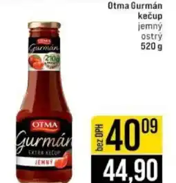 Jip Otma Gurmán kečup nabídka