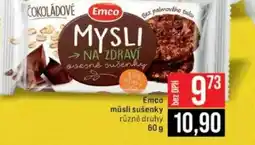 Jip Emco müsli sušenky nabídka