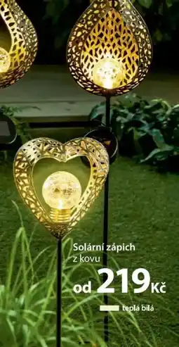 NKD Solární zápich z kovu nabídka