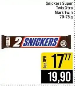 Jip Snickers Super Twix Xtra Mars Twin nabídka
