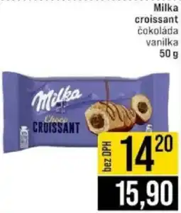 Jip Milka croissant čokoláda vanilka nabídka