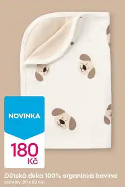 Pepco Dětská deka 100% organická bavlna nabídka