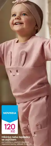 Pepco Mikinka nebo tepláčky se zajíčkem nabídka