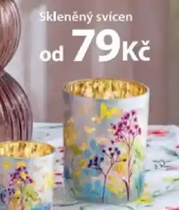 NKD Skleněný svícen nabídka