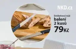 NKD Snídaňový nůž balení 2 kusů nabídka