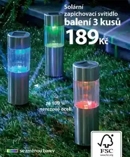 NKD Solární zapichovací svítidlo nabídka