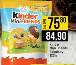 Jip Kinder Mini Friends čokolády nabídka