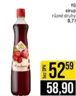 Jip YO sirup nabídka