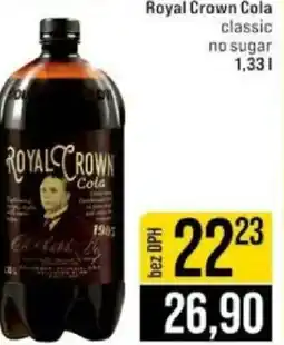Jip Royal Crown Cola classic no sugar nabídka