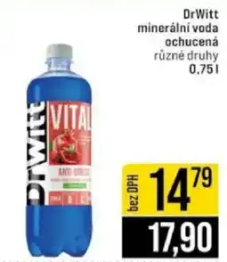 Jip DrWitt minerální voda ochucená nabídka