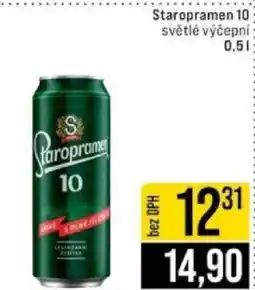 Jip Staropramen 10 světlé výčepní nabídka