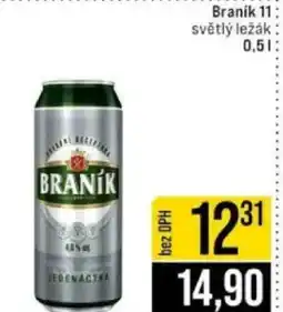 Jip Braník 11 světlý ležák nabídka