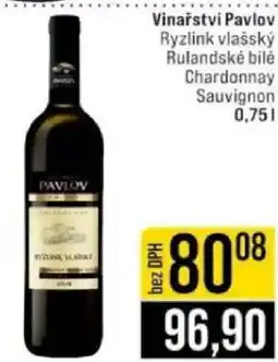 Jip Vinařství Pavlov nabídka