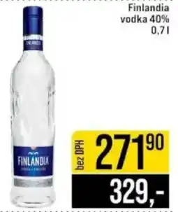 Jip Finlandia vodka 40% nabídka