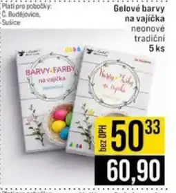 Jip Gelové barvy na vajíčka neonové tradiční nabídka