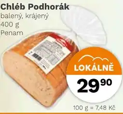 Konzum Chléb Podhorák nabídka