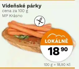 Konzum Vídeňské párky nabídka