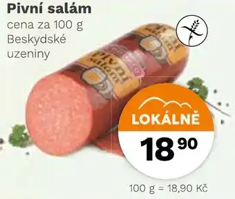 Konzum Pivní salám nabídka