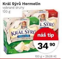 Konzum Král Sýrů Hermelín nabídka
