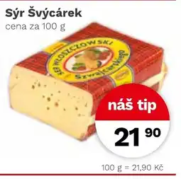 Konzum Sýr Švýcárek nabídka