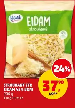 Penny Market Strouhaný sýr eidam 45% boni nabídka