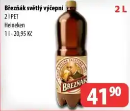 Partner Maloobchodní síť Březňák světlý výčepní nabídka