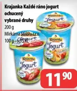 Partner Maloobchodní síť Krajanka Každé ráno jogurt ochucený nabídka