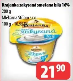 Partner Maloobchodní síť Krajanka zakysaná smetana bílá 16% nabídka