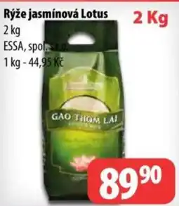 Partner Maloobchodní síť Rýže jasmínová Lotus nabídka